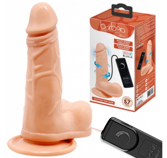 Realistyczny penis rotacyjne dildo z wibracjami